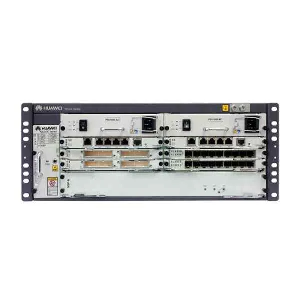 NE20E-S4 DC Basic Configuration Includes NE20E-S 4 Chassis,1*MPUE,2*DC Power,Power cord,without Software Charge and Document